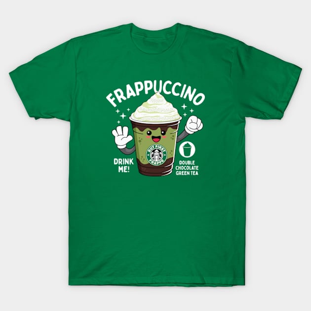 Double Chocolate Green Tea Blended Beverage for Coffee lovers T-Shirt by spacedowl